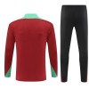 Sudadera De Entrenamiento Portugal Cremallera De Cuarto 2024-25 Roja - Hombre